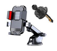 NIKTVEZ Soporte Móvil Coche, para Seat Ibiza FR 2020-2022 2023 Soporte Coche con Ventosa Rotación 360°, Base Estable para Salpicadero/Parabrisas,B