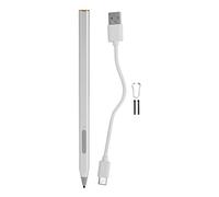 nikusaz - Lápiz magnético MPP2.0 4096 presiones para 17 X360 Pavilion X360 Spectre X360 - Lápiz capacitivo para tablet digital, color negro con 2 puntas de repuesto, color plateado