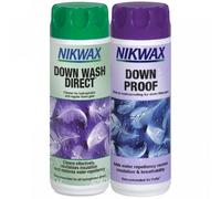 Nikwax Down Wash + Down Proof, 2x300 ml 2x300ml Sampak