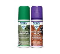 Nikwax nobuck y gamuza calzado limpiar/resistente al agua de dientes, 2 x 125 ml