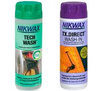 NIKWAX Twin Pack Tech Wash + Tx Direct Wash In 300ml - Unisex - Verde / Violeta - talla única- modelo 2027
