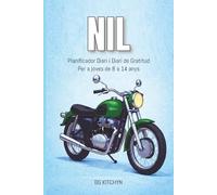 NIL - Un espai per escriure, dibuixar i planificar: Diari creatiu de 150 pagines amb estil moto per a nois joves (8-14 anys)