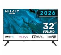 Nilait Prisma 32FD7004SVIOS 32" Smart TV LED Full HD, Sistema VIDAA, WiFi, DVB-T2/S2, USB y HDMI (32, Pulgadas)