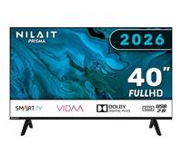Nilait Prisma 40" Smart TV FHD LED VIDAA, Televisor 40 Pulgadas, HDR, WiFi, Control por Voz, USB HDMI, Diseño Slim (40, Pulgadas)