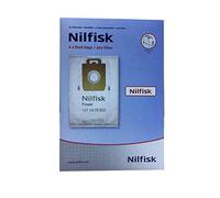 Nilfisk 107407639 accesorio y suministro de vacío Bolsa para el polvo - Accesorio para aspiradora (Bolsa para el polvo, Blanco, Nilfisk, 4 pieza(s), 1 pieza(s))
