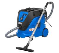 Nilfisk 107412103 - Extractor de polvo, 4500 l/min, 30 l, 1400 W, 230 V, color negro y azul