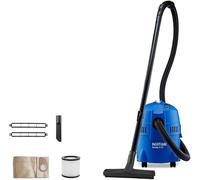 Nilfisk Buddy II 12L Aspirador de Agua y Polvo - Aspiradora de Bricolaje para Sólidos y Liquidos, Seco y Húmedo, Exterior e Interior (1200 W)
