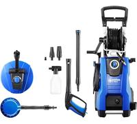 Nilfisk Hidrolimpiadora de Alta Presión E 145 Bares + Pulverizador de Espuma + Limpiador de Patios + Cepillo (2100 W)