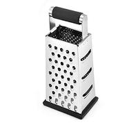 NILICAN Rallador vertical de acero inoxidable de cuatro caras para pepinos, zanahorias y queso, rallador, melón, cepillado, patata, cepillador, mango antideslizante, pelador