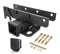 Nilight 2 Inch Rear Bumper Tow Trailer Hitch Receiver Kit Compatible for 2018 2019 2020 2021 2022 2023 2024 2025 Wrangler JL JLU 4 Door and 2 Door Unlimited (Exclude JK Models)