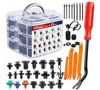 Nilight 680Pcs Car Push Retainer Clips Auto Fasteners Assortment Popular Sizes Nylon Bumper Fender Rivets Cable Ties for Toyota GM Ford Honda Chevy