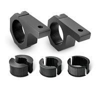 Nilight 90020B Kit de soporte de montaje de 2 piezas para barra horizontal LED de luz todoterreno, abrazadera de tubo para techo, soporte para jaula antivuelco