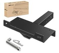 Nilight Placa de montaje universal de cabrestante de enganche de remolque de 10 x 4 1/2 pulgadas, soporte de cabrestante de 2 pulgadas, enganche receptor de acero resistente, capacidad de 16000 libras