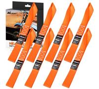 Nilight Soft Loop - Correas de Amarre para Motocicleta de 1.7 x 17 pies, Resistencia máxima a la Rotura, Correas Resistentes para asegurar ATV, UTV, Kayak, Tabla de Remo, Bicicleta de Cross, Carga,