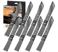Nilight Soft Loop - Correas de Amarre para Motocicleta de 1.7 x 17 pies, Resistencia máxima a la Rotura, Correas Resistentes para asegurar ATV, UTV, Kayak, Tabla de Remo, Bicicleta de Cross, Carga,