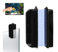 Nilioyul Cepillo limpiador magnético para acuario, limpiador de cristales para peceras, cepillo de vidrio fuerte, limpia ambos lados simultáneamente raspado sin arañazos, antideslizante, para tanque