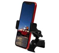 Nilkatss Soporte de teléfono de aleación de aluminio mejorado para Jeep Wrangler 2018-2023 JL JLU y Gladiator JT 2020-23, soporte de teléfono Wrangler se adapta a todos los dispositivos inteligentes