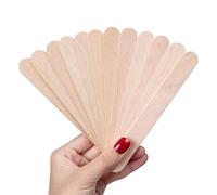 Nillkanth Espátula de cera gruesa de madera para depresor de lengua y tatuaje, 15 cm