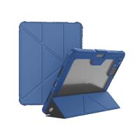 Nillkin Bumper Pro - Funda de Piel sintética diseñada para Apple iPad Pro 11 2024, Soporte para bolígrafo, Cubierta a Prueba de Golpes, Estilo Plegable multiángulo, Cubierta Deslizante para cámara