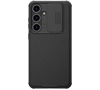 Nillkin CamShield Estuche Magnético Adecuado para Samsung Galaxy S24 Plus - Compatible con MagSafe - Cubierta trasera deslizante de la cámara Negro