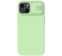 Nillkin CamShield - Funda de Silicona Sedosa para iPhone 14 Pro MAX, Color Verde