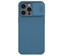Nillkin CamShield Funda para Apple iPhone 14 Pro Max - Cubierta trasera con la Cámara deslizante Azul