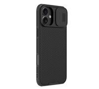Nillkin CamShield Pro - Funda magnética diseñada con absorción de Golpes y cámara con Bisel Elevado para Apple iPhone 16 de 6.1 Pulgadas, Color Negro