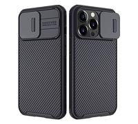 Nillkin Camshield Pro Funda para iPhone 13 Pro, Carcasa con Protección de Cámara, Case para teléfono móvil de TPU + PC Que Puede Proteger la privacidad y la Resistencia al Impacto - Negro