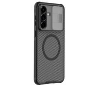 Nillkin CamShield Prop Magnetic - Funda adecuada para Samsung Galaxy A57 - Compatible con MagSafe y Qi2 - Cubierta trasera con Protección de la Cámara/Estándar - Negro