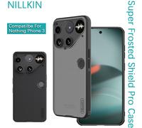 Nillkin For Nothing phone 3 Super Frosted Shield Pro funda TPU PC carcasa trasera dureza funda protectora a prueba de golpes Black