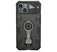 Nillkin Funda CamShield Armor Pro para iPhone 14 Pro, Color Negro