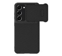 Nillkin Funda de Fibra sintética Serie S diseñada para Samsung Galaxy S23, Color Negro