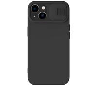 Nillkin Funda de Silicona Sedosa CamShield para Apple iPhone 15 Plus (2023) - Negro