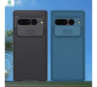 Funda Nillkin CamShield Pro para Google Pixel 7 Pro/Pixel 7A con deslizador para la lente, protección de airbag, TPU+PC. Black