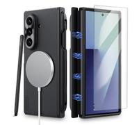 Nillkin Funda Magnética para Galaxy Z Fold 7 con S Pen, Protección de bisagra, Compatible con MagSafe, Protector de Pantalla Incorporado y Ranura para Desmontable. Diseño Delgado y Protector, Negro