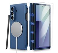 Nillkin Funda Magnética para Galaxy Z Fold 7 con S Pen, Protección de bisagra, Compatible con MagSafe, Protector de Pantalla Incorporado y Ranura para Desmontable. Diseño Delgado y Protector, Azul