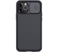 NILLKIN - Funda para iPhone 12/12 Pro - CamShield Pro Case - Parte Trasera - Negro