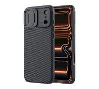 Nillkin Funda para iPhone 17 Pro Max con Tapa Deslizante para Cámara, [Protección Mejorada de Lente] [PC Duro + Borde TPU] Funda Protectora Delgada y Antigolpes para iPhone 17 Pro Max 6.9" 2025, Negro