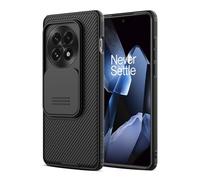 Nillkin Funda para OnePlus 13 5G - Protector de Cámara con cámara Deslizante, Eesistente a Golpes y Arañazos, Funda Compatible con OnePlus 13 5G 6,82 "5G -Negro