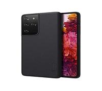 Nillkin - Funda para Samsung Galaxy S21 Ultra - Super Frosted Shield - Parte Trasera - Negro, S21U-11490, Color Negro