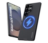 Nillkin Funda para Samsung Galaxy S25 Ultra, Compatible con MagSafe, Funda Protectora Delgada, Material TPU+PC, Super Frosted Shield para Galaxy S25 Ultra 5G (6,92 Pulgadas)- Negro.