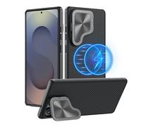 Nillkin Funda para Samsung Galaxy S25 Ultra Magnética, Resistente a Golpes y Arañazos Funda con Función Stand Compatible con Galaxy S25 Ultra 5G (6.9 Pulgadas) - Negro