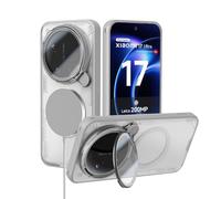 Nillkin Iceblade Prop Funda para Xiaomi 17 Ultra,Compatible con Carga Inalámbrica Magnética,Tapa de Cámara Transparente con Soporte,Estilo Urbano Ultra Fino,Gris