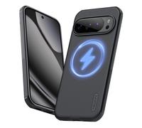 Nillkin Magnética Funda para Google Pixel 10 Pro XL,Carcasa Rígida PC+TPU con Protección contra Golpes, Funda Delgada Resistente para Accesorios/Cargador Magnético - Negro