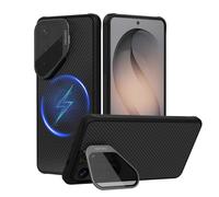 Nillkin Magnética Funda para Samsung Galaxy S26 Ultra, Fibra de Aramida, Resistente a los Golpes y a los Arañazos, con Función Atril, Compatible con Galaxy S26 Ultra 5G (6,9 Pulgadas) - Negro