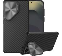 Nillkin MagSafe - Funda para Samsung Galaxy S25 Ultra de 6.8 Pulgadas, Hecha de Fibra de aramida, Funda Compatible con Carga magnética, Funda Protectora de cámara y Soporte para teléfono, Tablero