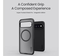 Nillkin para Google Pixel 11 Pro XL / 11 Pro / 11 Funda Magnética Super Frosted Pro Adapt con Cubierta Trasera Mate Suave para Protección Frosted Mag Black