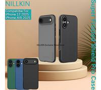 Nillkin para iPhone 17 AIR 2025 Super Frosted Shield Pro funda protectora para teléfono funda protectora de plástico duro Black-