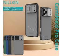 Nillkin para iPhone 17 Pro Max 2025 TPU + PC carcasa dura CamShield Pro funda lente ventana corredera cubierta carcasa de teléfono Blue