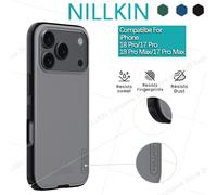 Nillkin para iPhone 18 Pro Max//17 Pro Frosted Shield Pro, funda resistente a golpes con airbag, carcasa rígida, cubierta protectora trasera. green